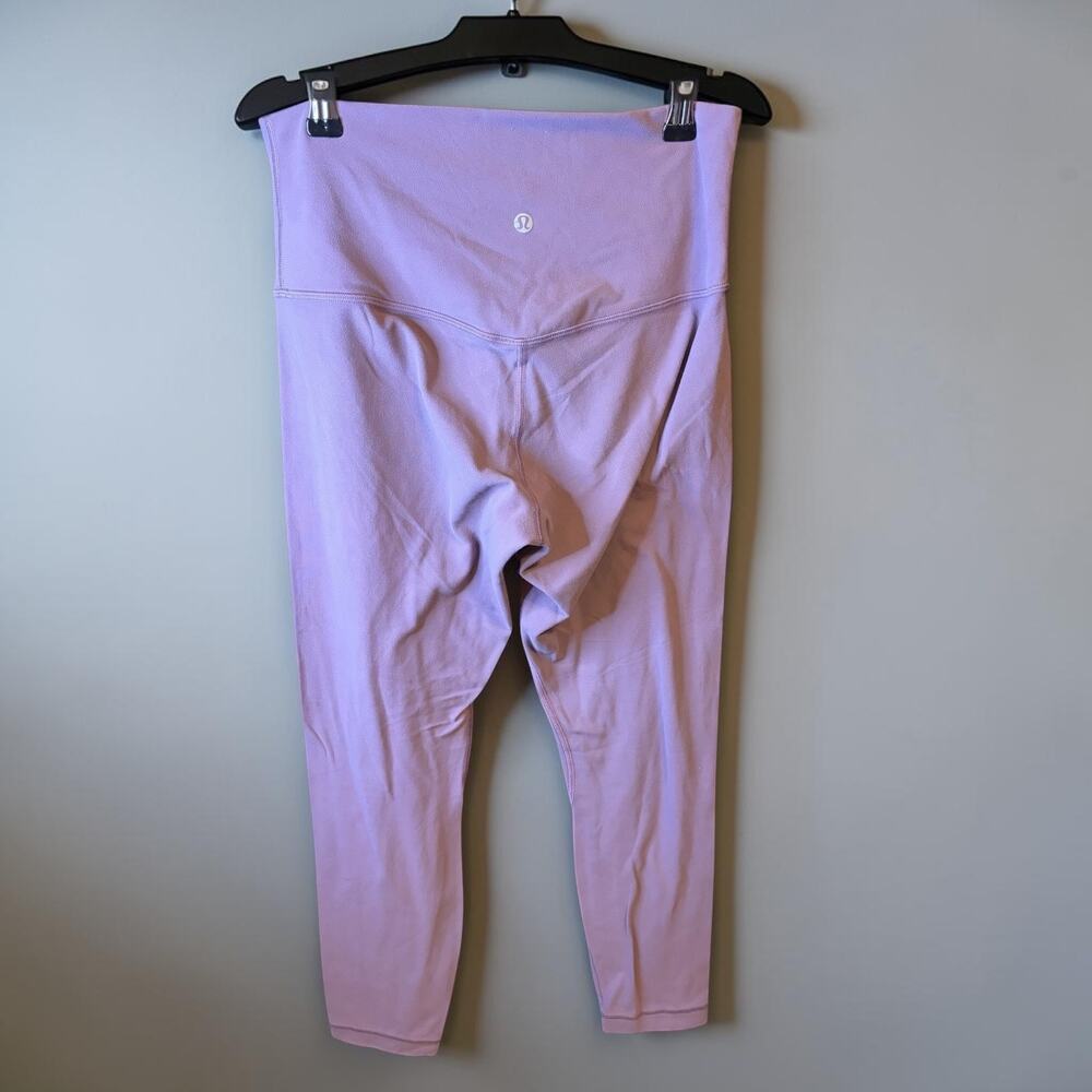 Lululemon Align High Rise Pant 25" Lavender Dew Purple Leggings Size 8